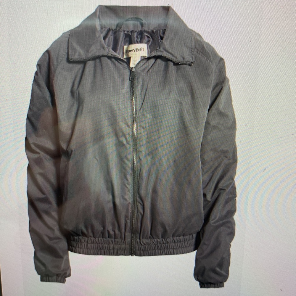 Open Edit - L, grey bomber jacket‎